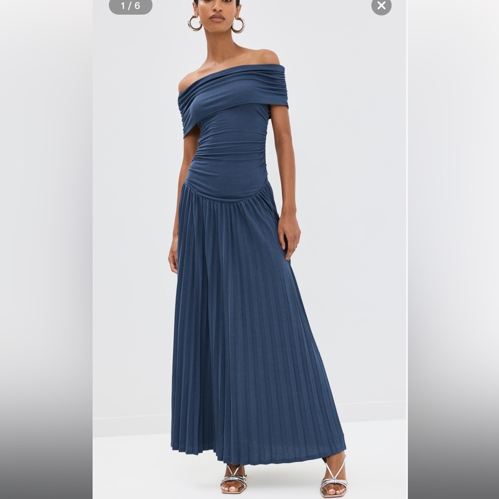 Lioness Field of Dreams Maxi Dress Navy